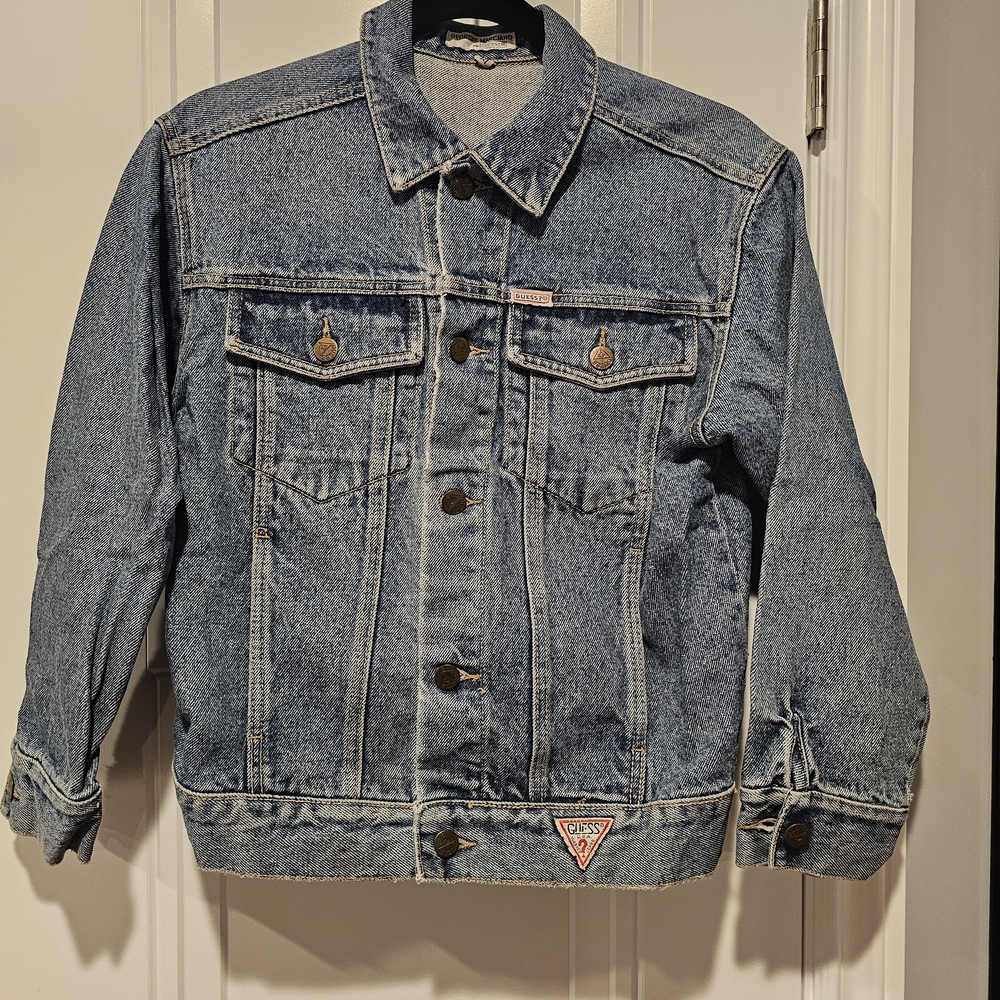 Guess by Marciano Blue Jean Jacket